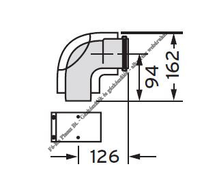 Saunier Duval Ellenőrző könyök 100/60 mm 0020257011