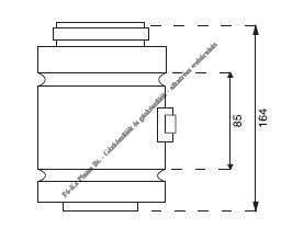 Saunier Duval PPs/Alu megbontható idom 125/80 mm 0020257022