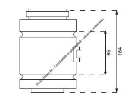 Saunier Duval Megbontható idom 100/60 mm 0020267684