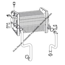 Ariston elsődleges hőcserélő 65102233