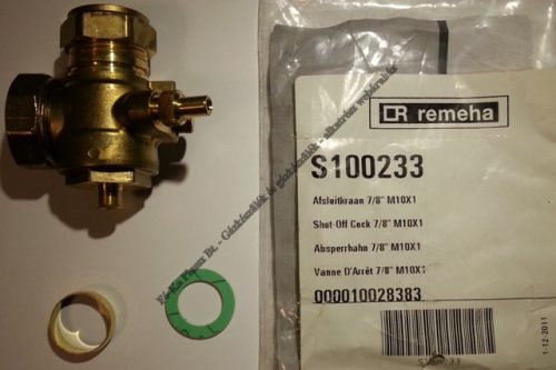 Remeha Elzáró csap fûtés 7/8 M10x1 S100233