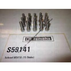 Remeha Csavar M5X18 (15db) S59141